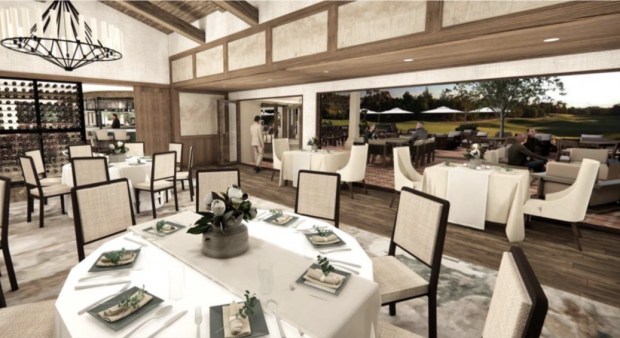 A rendering of a new dining experience at the Rancho Santa Fe Clubhouse restaurant. (Courtesy Rancho Santa Fe Association.