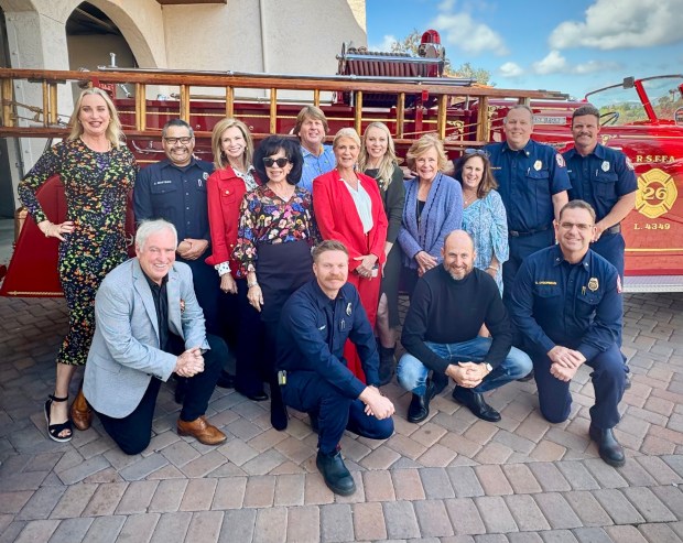 Some of the RSF Rotarians and firefighters involved in the Annual First Responders Dinner. (Mike Scaramella)