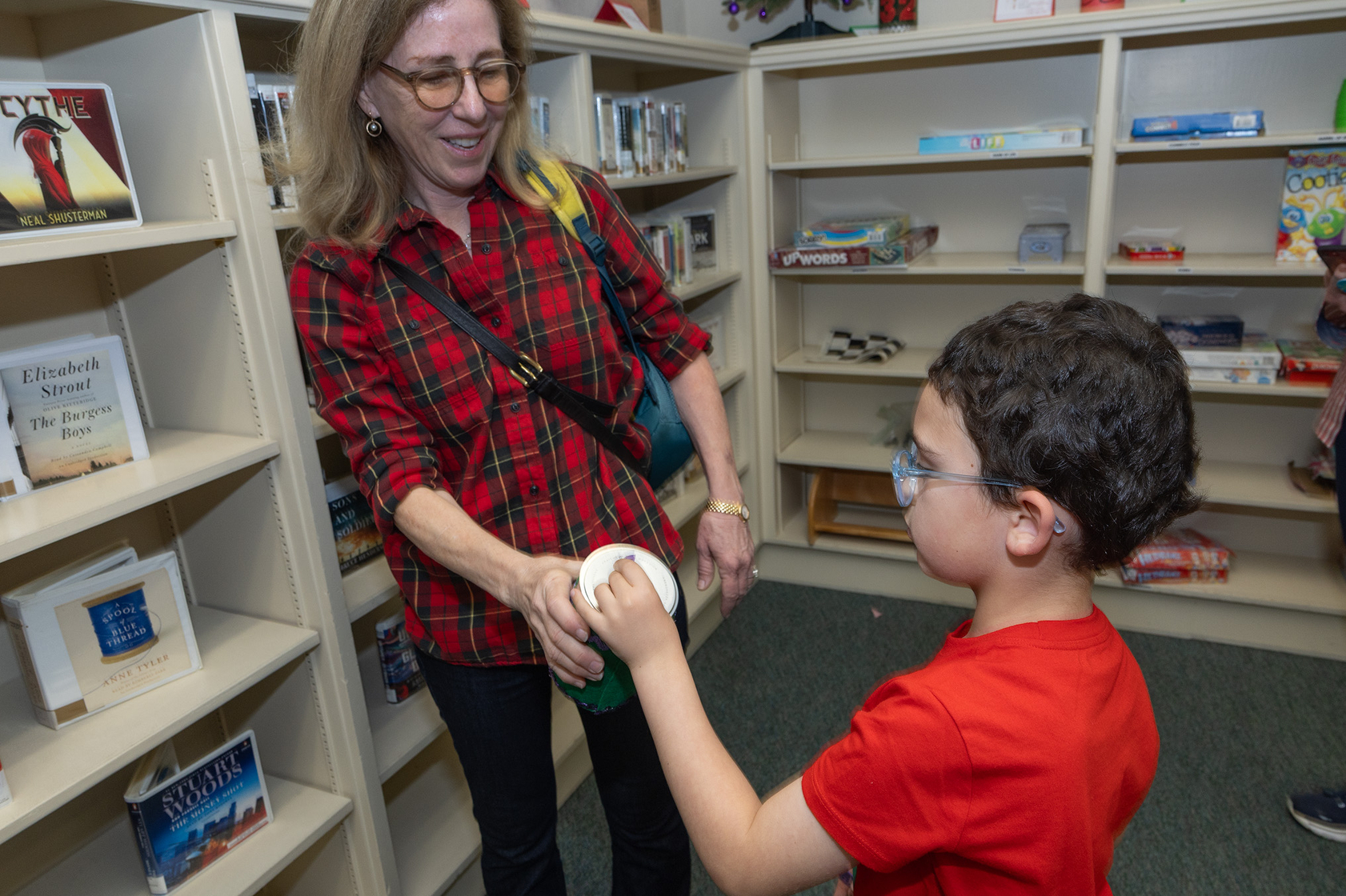 Terri and David Dickson put a ticket in the box...