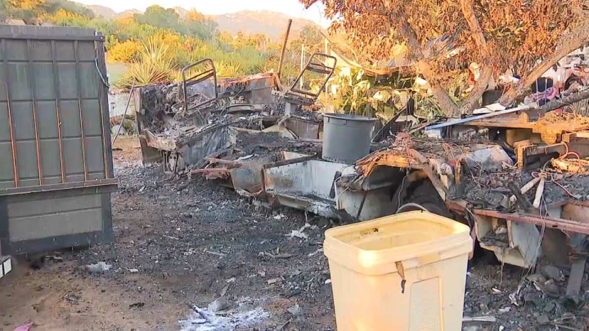 New mother’s Rainbow home destroyed by fire – NBC 7 San Diego