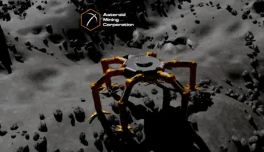 Artist's rendering of an asteroid mining robot. Credit: Asteroid Mining Corporation