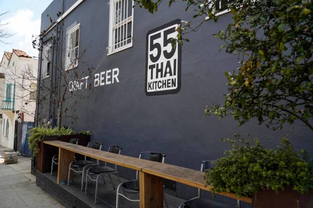 Front of 55 Thai Kitchen 2601 Broadway in Golden Hill on Tuesday, April 1, 2025. (Alejandro Tamayo / The San Diego Union-Tribune)