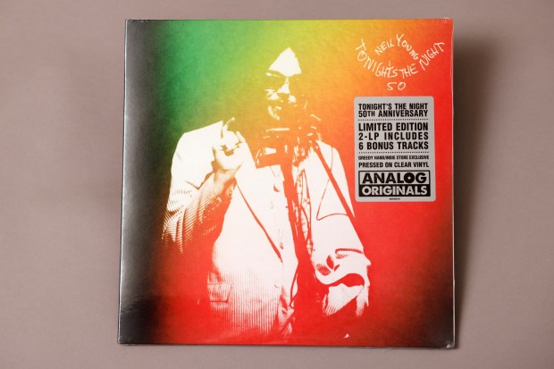 San Diego, CA - December 4: The Neil Young, "Tonight's The Night" 50th Anniversary" box set on December 4, 2025 in San Diego, CA. (K.C. Alfred / The San Diego Union-Tribune)