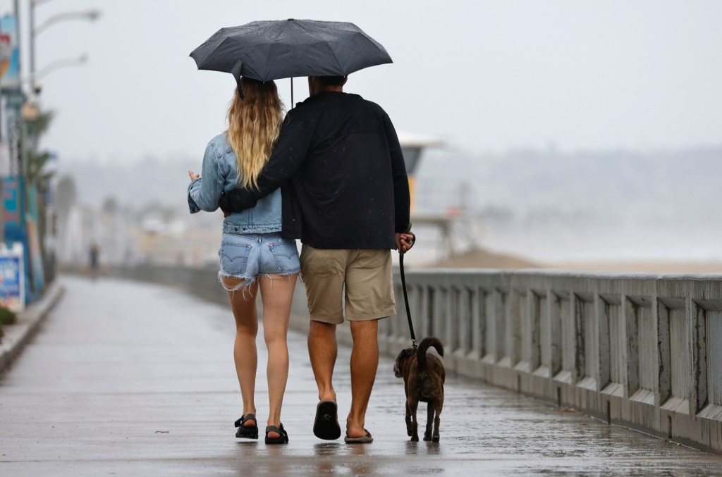 Santa Ana winds will shift to a rainy New Year’s Eve in San Diego – San Diego Union-Tribune