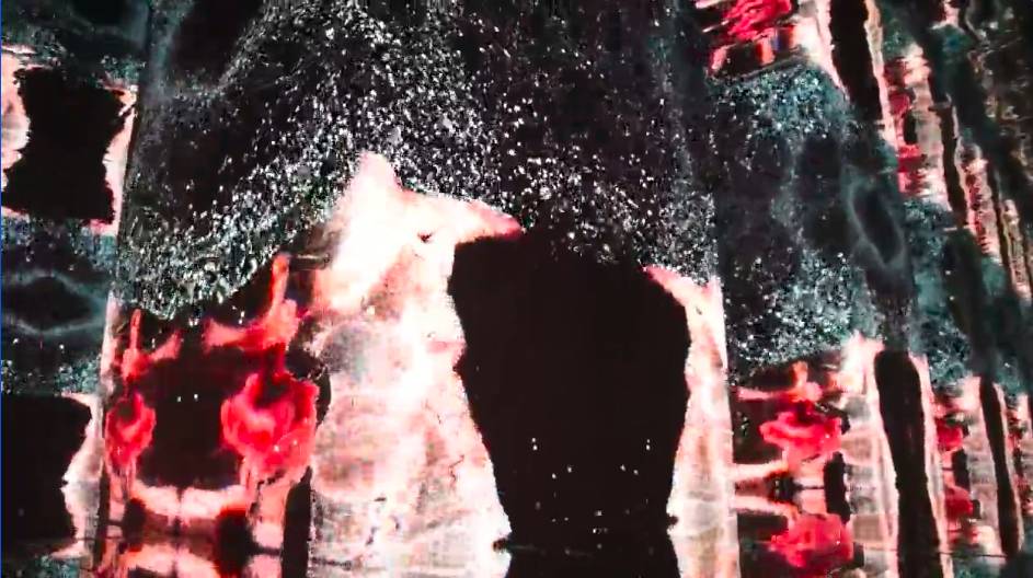 Image shows a multimedia exhibition, Nutcracker Infinity, at Art Club.