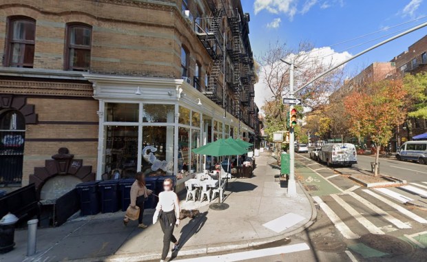 Dean Conover Whetzel hit his head on the pavement after is neighbor, Dana Escoffier, allegedly knocked him to the ground on Hudson St. near W. 10th St., just around the corner from the apartment building where both men lived, on Oct. 11, cops said. (Google)