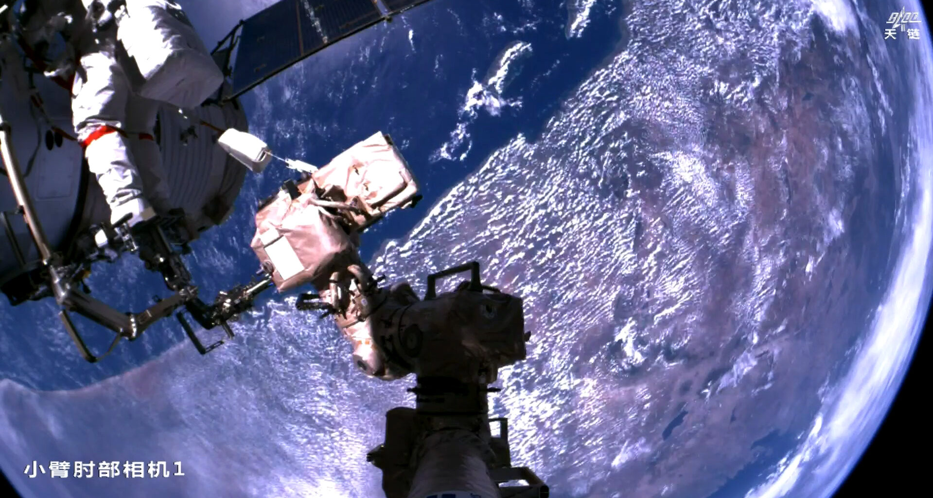 Chinese astronauts inspect debris-damaged Shenzhou-20 spacecraft during spacewalk