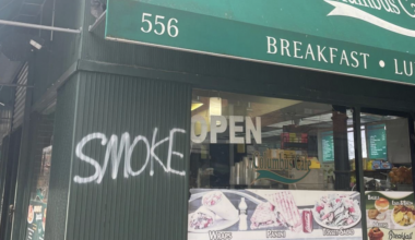 'Smoke' Graffitied on More Than 20 Blocks of the Upper West Side