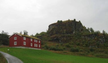 View of the former castle hill today where well man was found