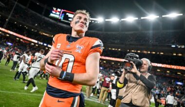 Broncos' 11-game winning streak halted by red-hot Jaguars, 34-20