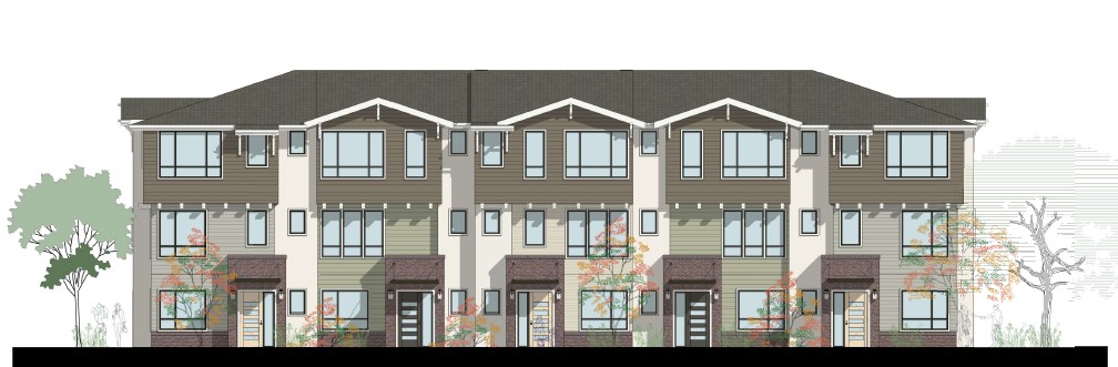 A San Jose developer has revived conceptual plans for townhomes...