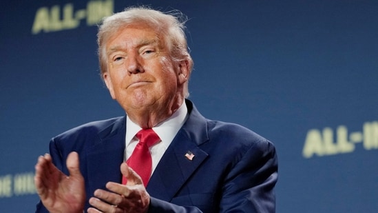 President Donald Trump says he is ready to release his MRI result "if you want to".(REUTERS)