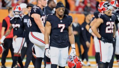 Bijan Robinson apologizes for using homophobic phrase on TNF postgame show