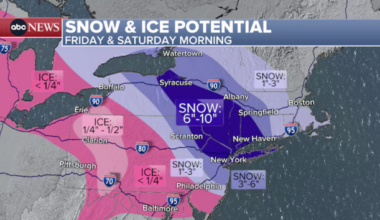 Dangerous snowstorm hitting NYC, New Jersey, upstate New York: Latest forecast