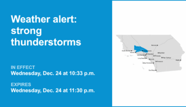 Thunderstorms with pea-sized hail in 5 Freeway north of LA Wednesday – gusts up to 55 mph – Orange County Register