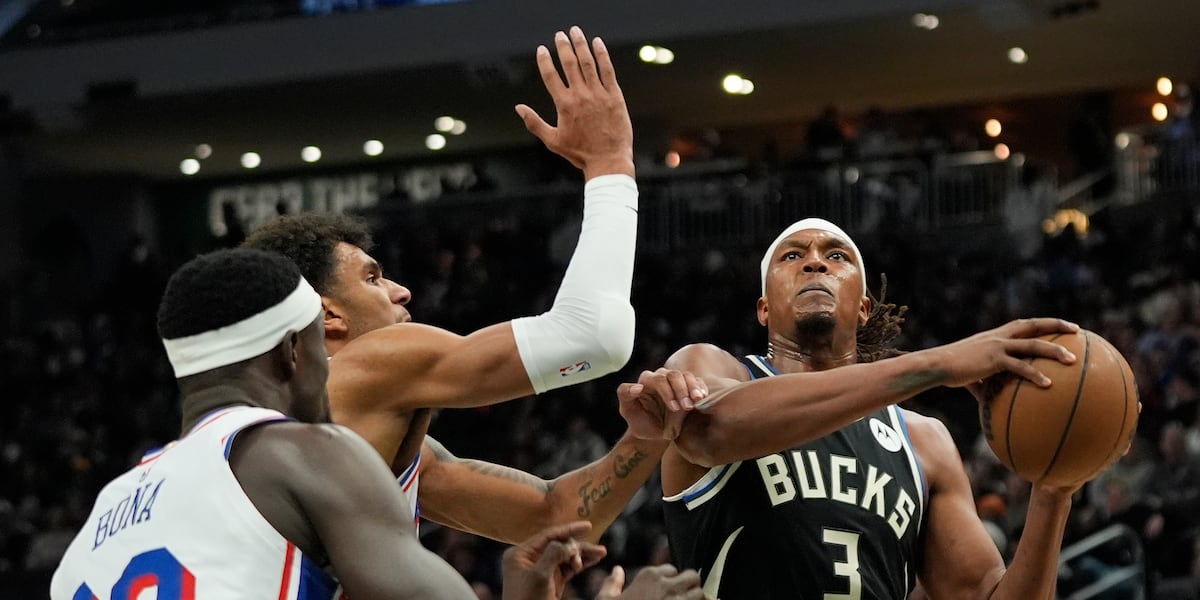 Big night from bench players helps 76ers beat Bucks 116-101