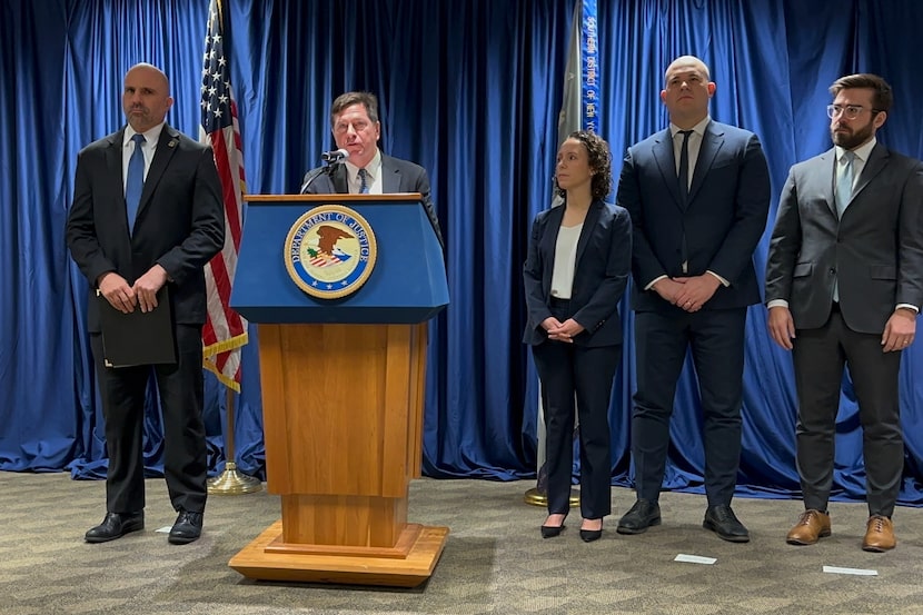 U.S. Attorney Jay Clayton announces fraud charges against Daniel Chu, the founder of...