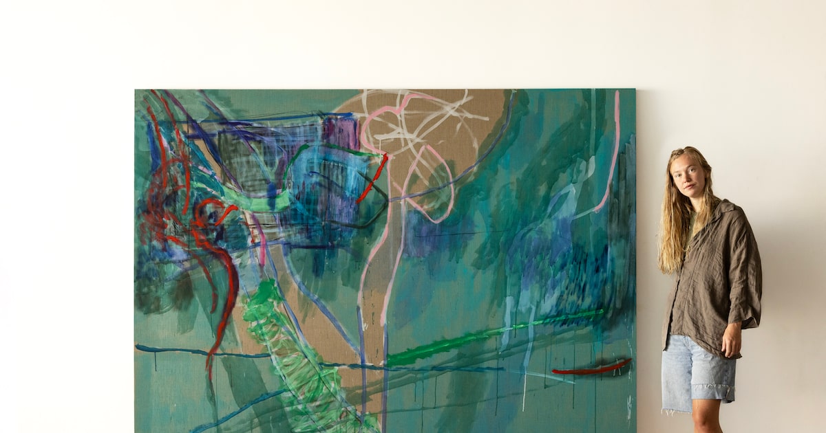 A cool, confident painter marks a milestone at Dallas Contemporary