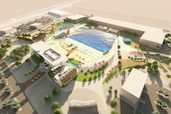 A rendering of Cannon Beach, a $200 million, 35-acre multiuse development planned for...
