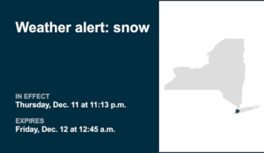 NYC weather: Be ready for snow in New York City until early Friday