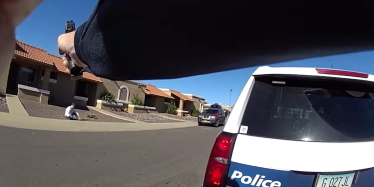 Video shows moments when officer shot, killed armed man in north Phoenix