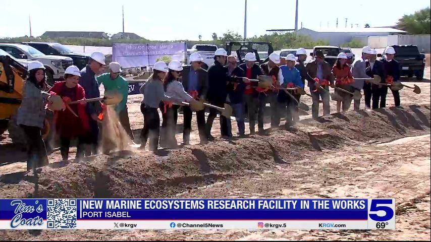 UTRGV breaks ground on $21.5 million marine research facility in Port Isabel