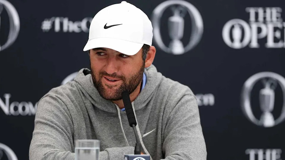 Scottie Scheffler ahead of the Open at Portrush.