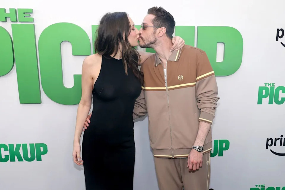 Kevin Winter/Getty Elsie Hewitt and Pete Davidson attend the World Premiere of Amazon MGM Studios' 