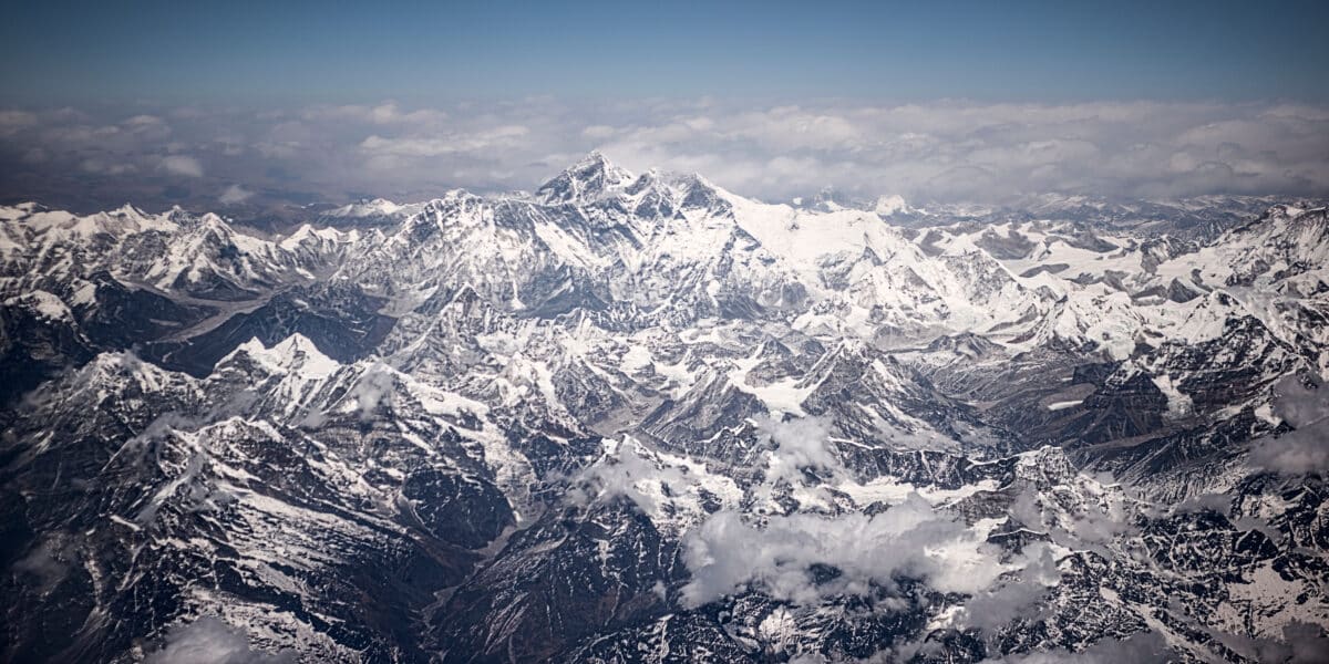 Aerial View Of Mount Everest, Himalayas