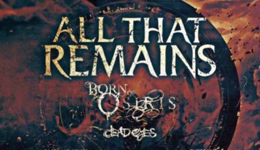 all that remains boo tour