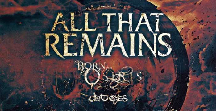 all that remains boo tour