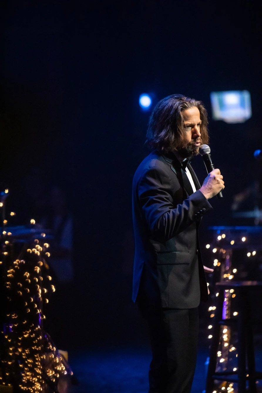 Chris Laker at The Ally Coalition Talent Show 2025 at Skirball Center