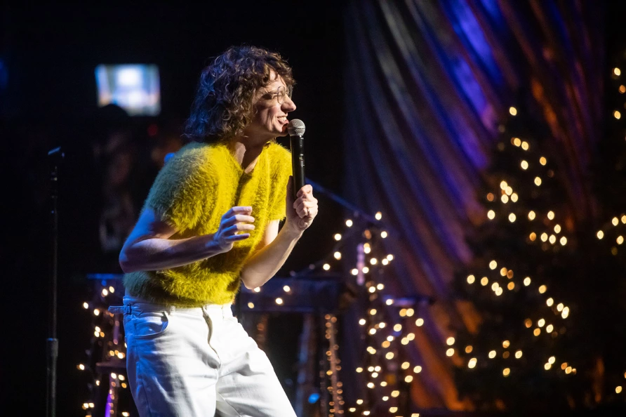 Chris Fleming at The Ally Coalition Talent Show 2025 at Skirball Center