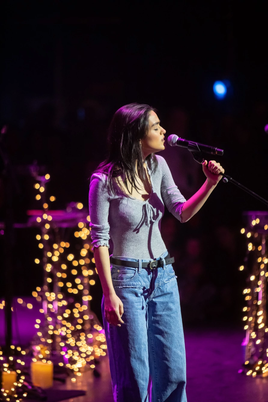 Rachel Zegler at The Ally Coalition Talent Show 2025 at Skirball Center