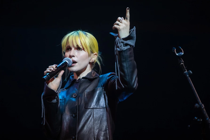 Hayley Williams with Bleachers at The Ally Coalition Talent Show 2025 at Skirball Center