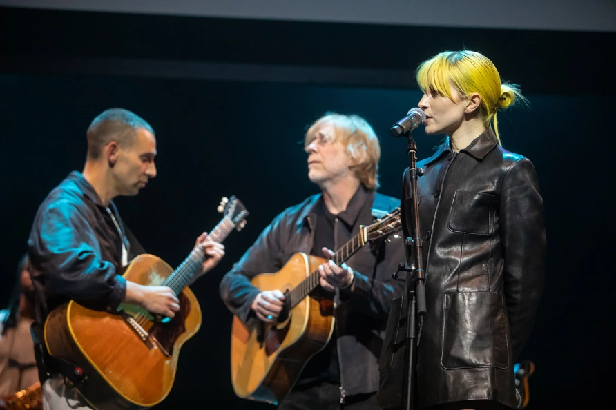 Hayley Williams with Bleachers & Trey Anastasio at The Ally Coalition Talent Show 2025 at Skirball Center