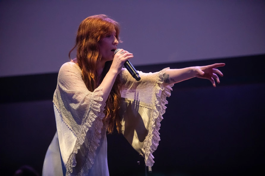 Florence Welch with Bleachers at The Ally Coalition Talent Show 2025 at Skirball Center