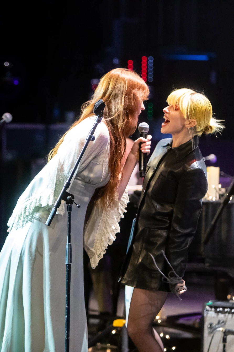 Florence Welch & Hayley Williams at The Ally Coalition Talent Show 2025 at Skirball Center