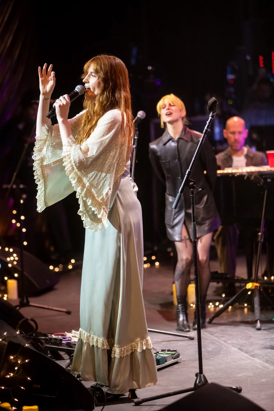 Florence Welch & Hayley Williams at The Ally Coalition Talent Show 2025 at Skirball Center
