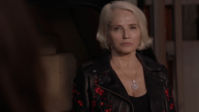Janine Cody (Ellen Barkin) looking annoyed in Animal Kingdom