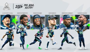 Six Seahawks Selected To 2026 Pro Bowl Games