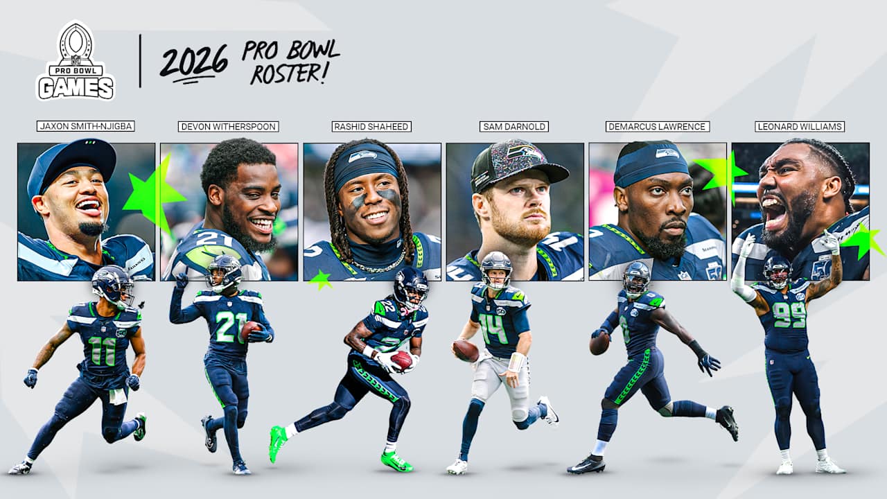 Six Seahawks Selected To 2026 Pro Bowl Games