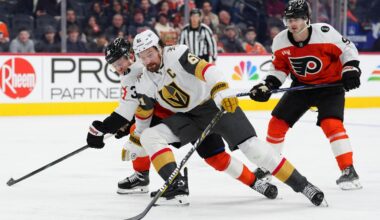Mark Stone scores 2nd goal of game as Philadelphia Flyers fall to Vegas Golden Knights in OT