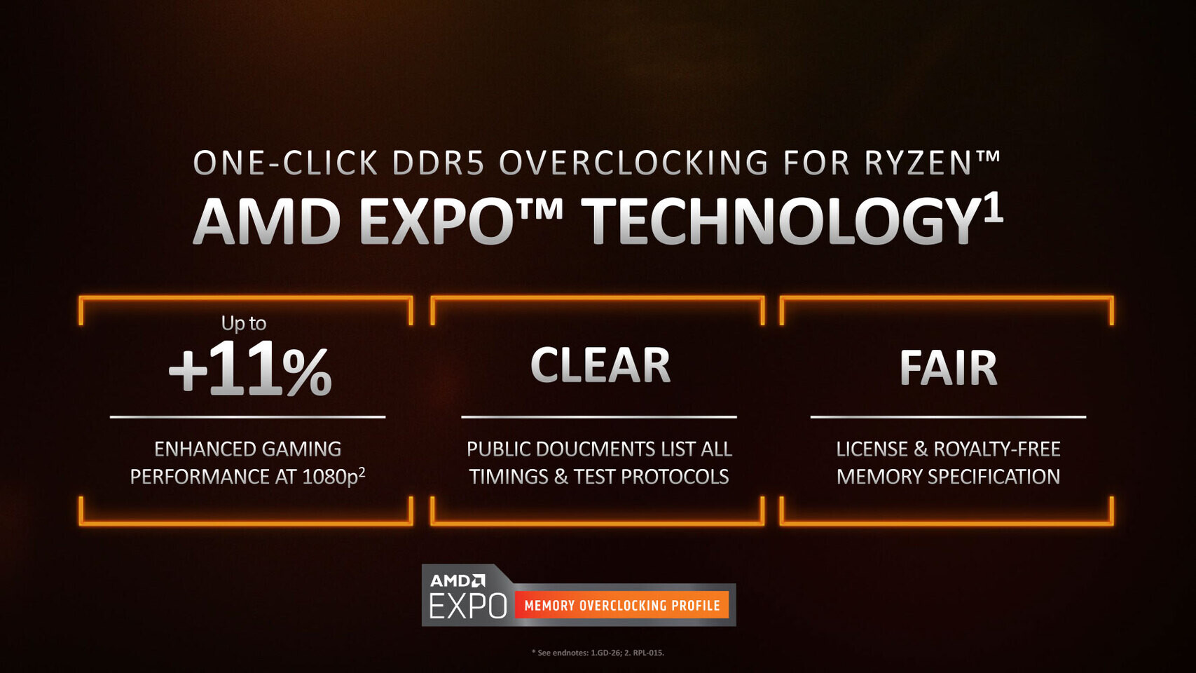 AMD Prepares EXPO v1.2 for Better Memory OC Profiles