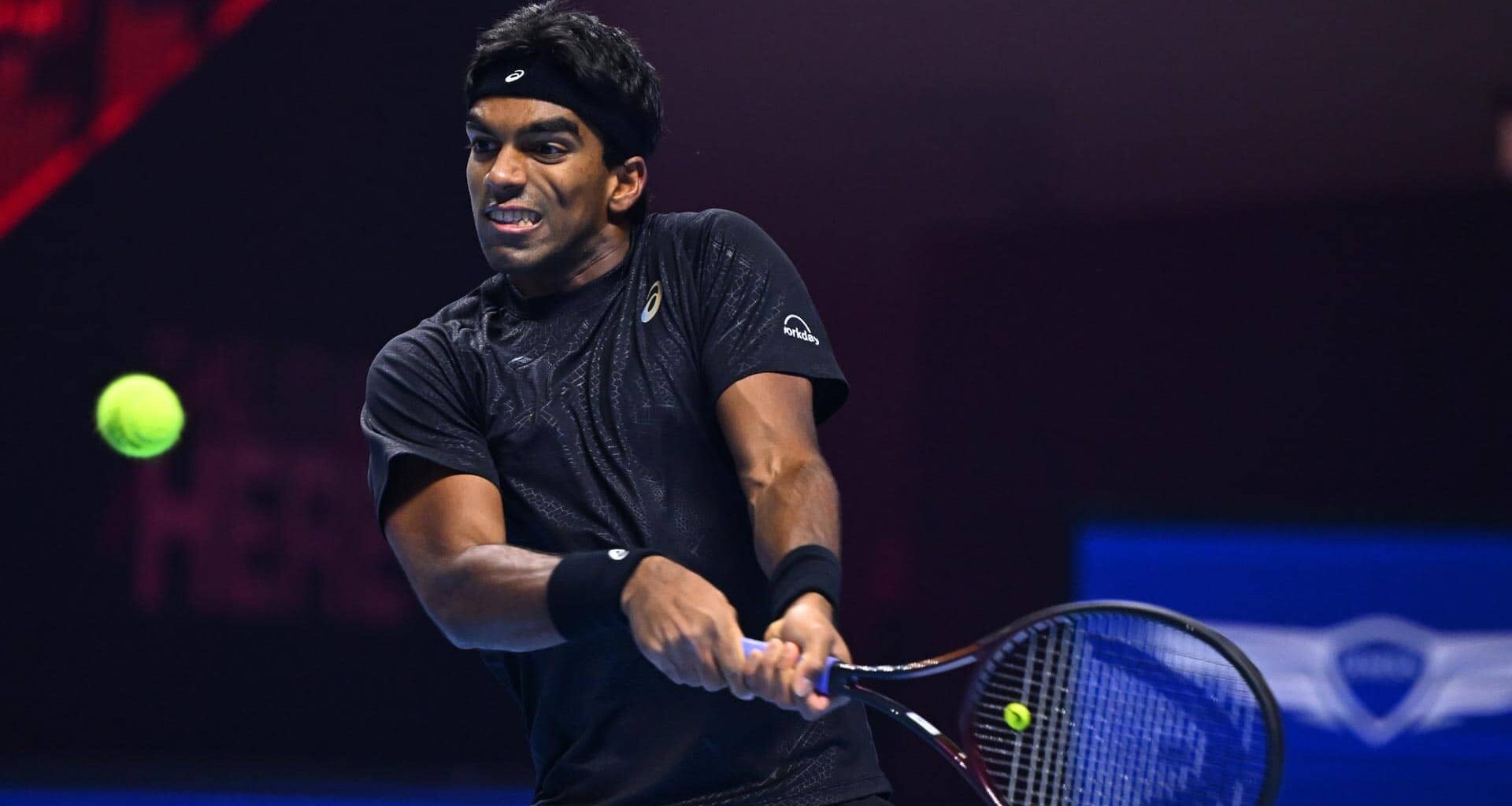 Nishesh Basavareddy qualifies for Next Gen ATP Finals SFs after Alexander Blockx wins first set | ATP Tour