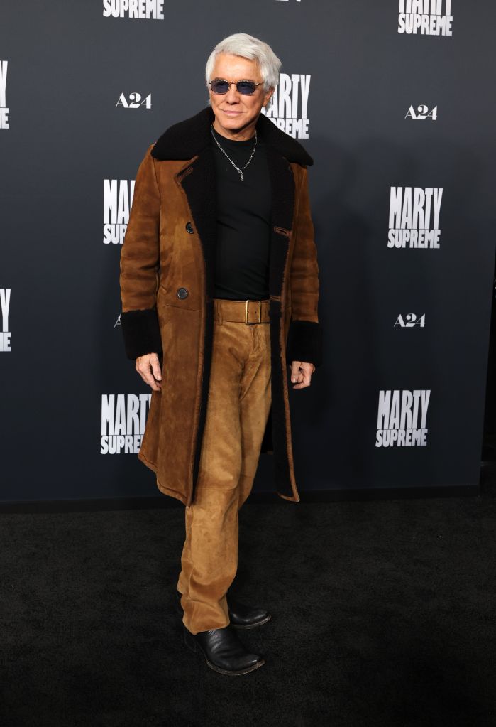 Baz Luhrmann attends the "Marty Supreme" premiere