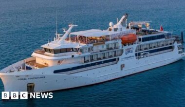 Cruise ship hits reef on first trip since leaving passenger on island