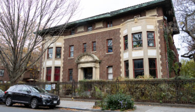 brick house on a corner
