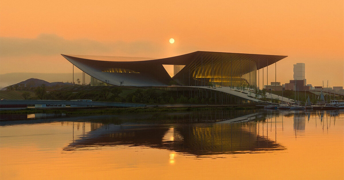 BIG proposes ribbon-like performing arts venue in south korea