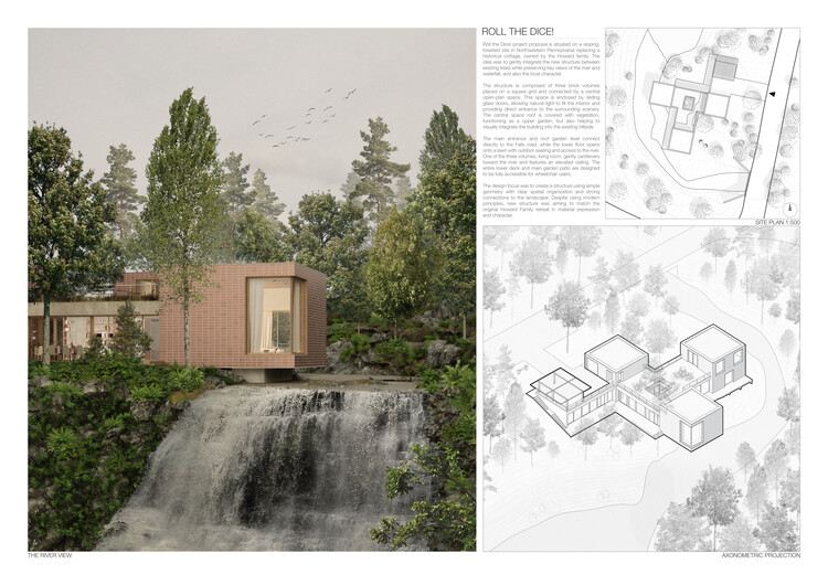 Howard Waterfall Retreat Competition: Buildner’s Winners Explore Multigenerational Living and Topography - Image 17 of 41